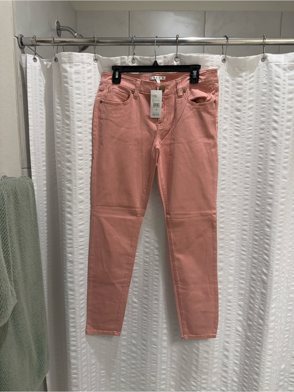 CAbi Slim Pink Skinny Jeans
